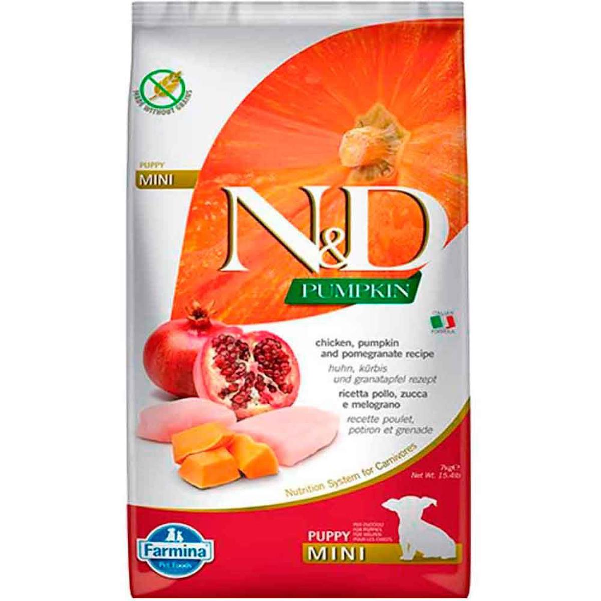 N&D Pumpkin Narlı ve Tavuklu Mini Irk Yavru Kuru Köpek Maması 800 gr