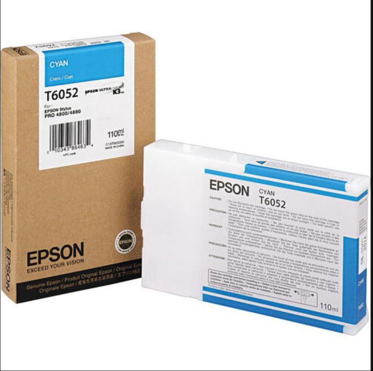 Epson T6052-T605200 Orijinal Mavi Mürekkep Kartuş