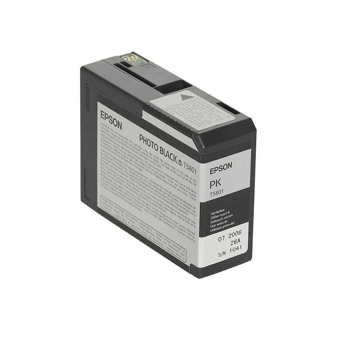 Epson T5801-C13T580100 Orijinal Siyah Mürekkep Kartuş