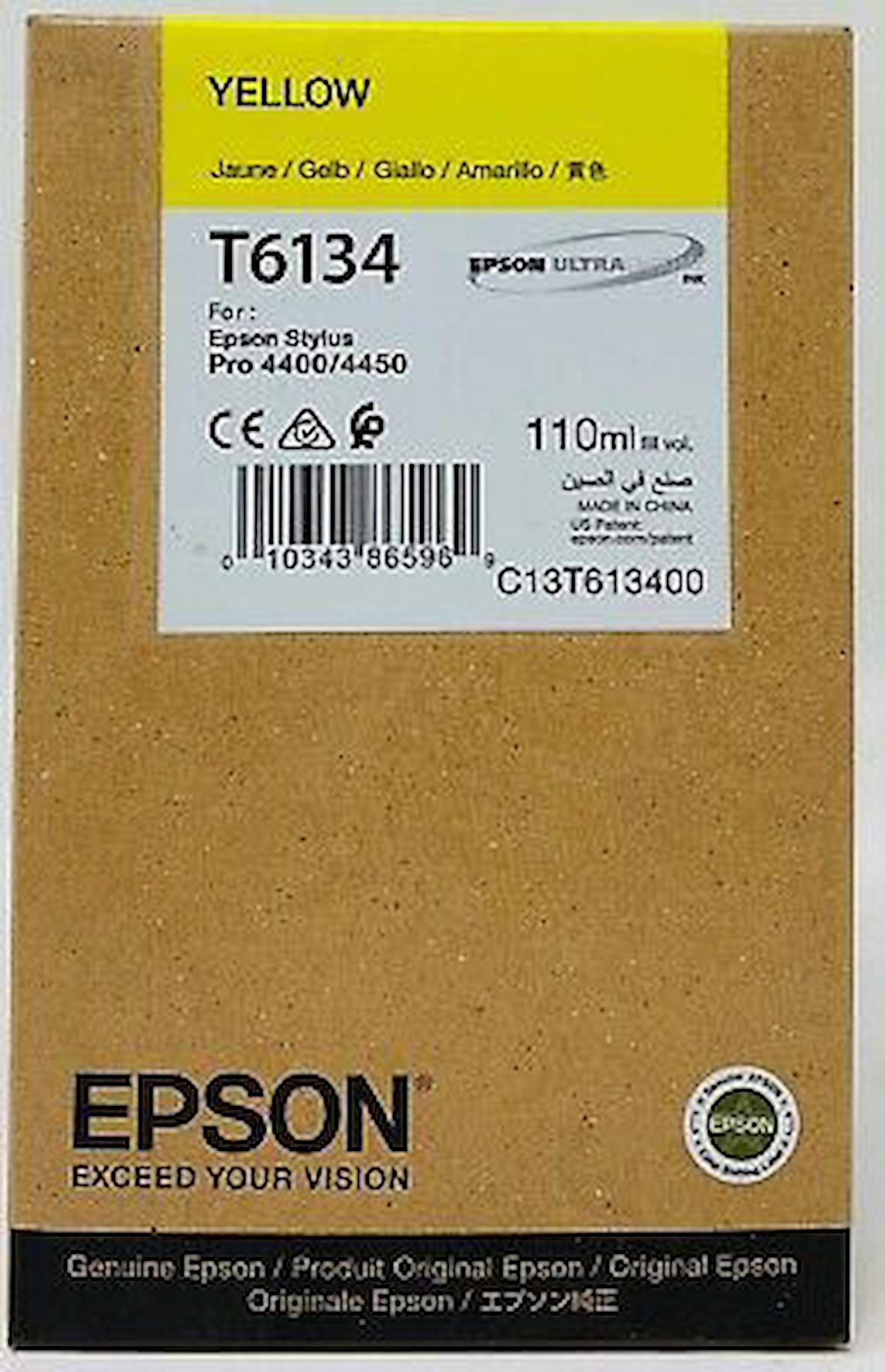 Epson T6134-C13T613400 Orijinal Sarı Mürekkep Kartuş