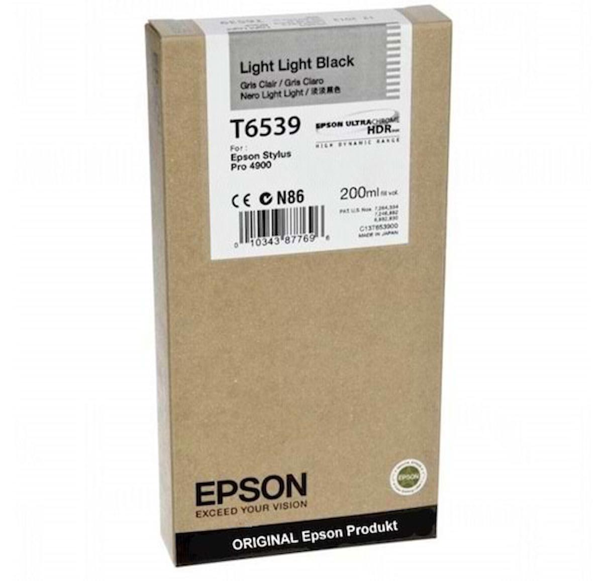 Epson T6539-C13T653900 Orijinal Siyah Mürekkep Kartuş