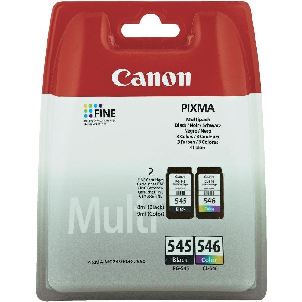 Canon 8287B005 PG-545/CL-546 Orijinal Renkli Mürekkep Kartuş