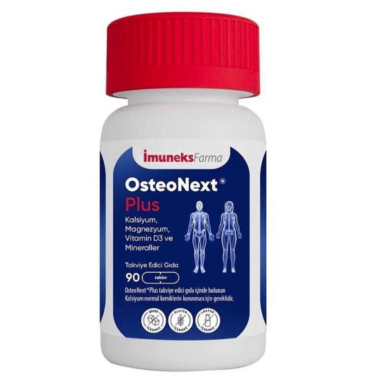 Imuneks Farma Osteonext Plus Aromasız Unisex Vitamin 90 Tablet