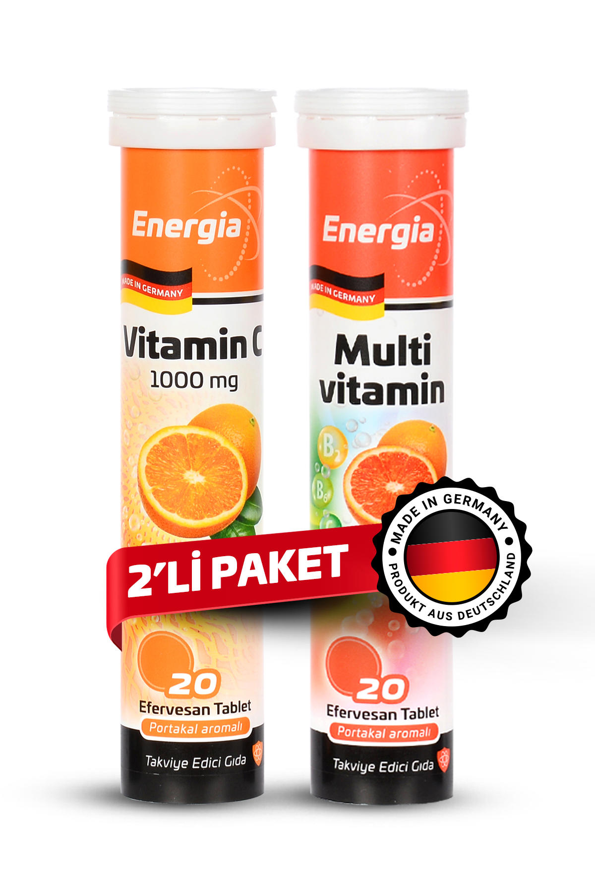 Energia C Vitamini Unisex 2x20 Tablet