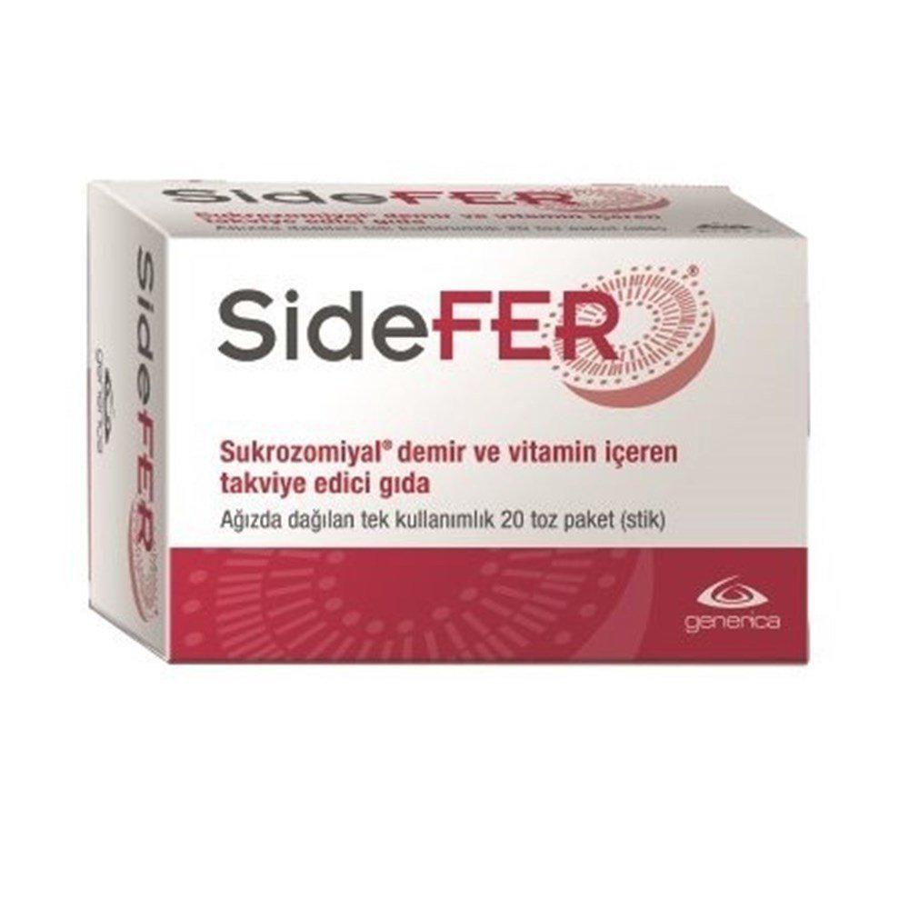 Sidefer Demir Sade Unisex Vitamin 20 Toz Paket