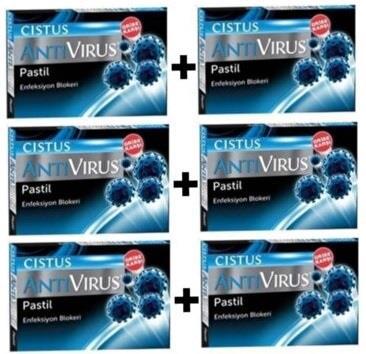 Cıstus Antivirus Aromalı Unisex Vitamin 6x10 Tablet