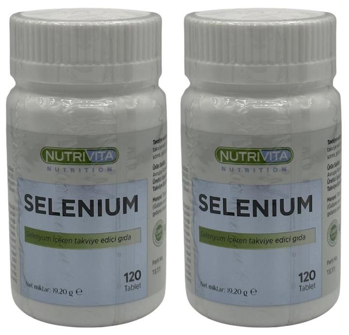 Nutrivita Nutrition Selenyum Sade Unisex Vitamin 2x120 Tablet