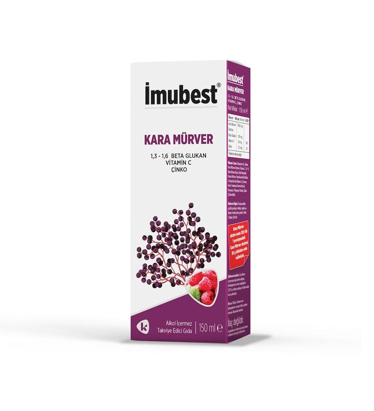 İmubest C Vitamini Kara Mürver Unisex 150 ml