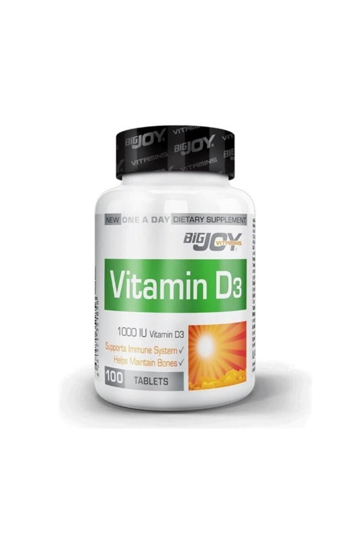 Bigjoy Vitamins Vitamin D3 Unisex Vitamin 100 Tablet