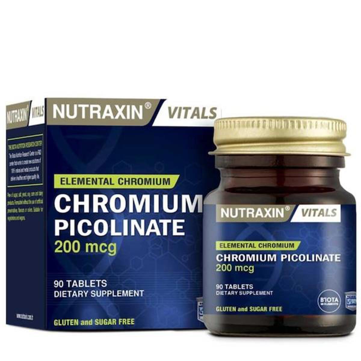 Nutraxin Picolinate Sade Unisex Vitamin 90 Kapsül