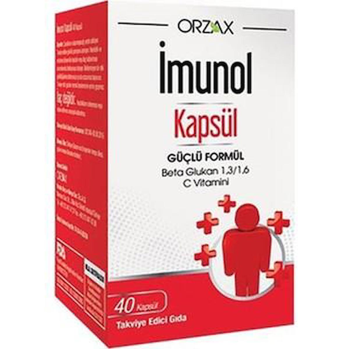 Ocean Orzax İmunol Sade Unisex Vitamin 40 Tablet