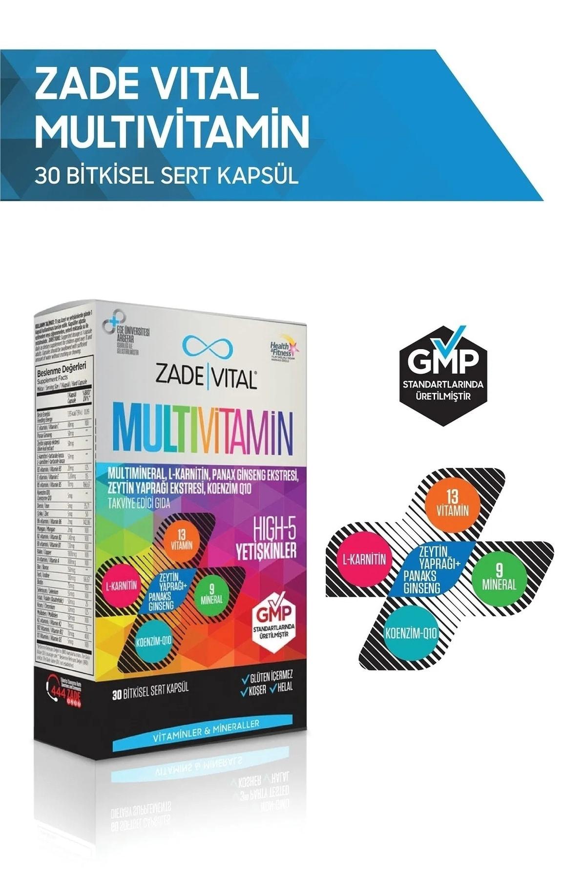 Zade Vital A Vitamini Sade Unisex 30 Kapsül