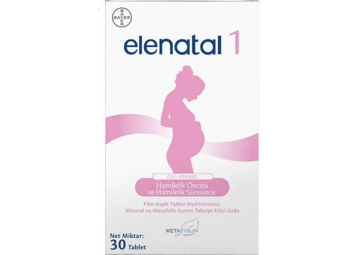 Bayer Elenatal 1 Sade Kadın Vitamin 30 Tablet