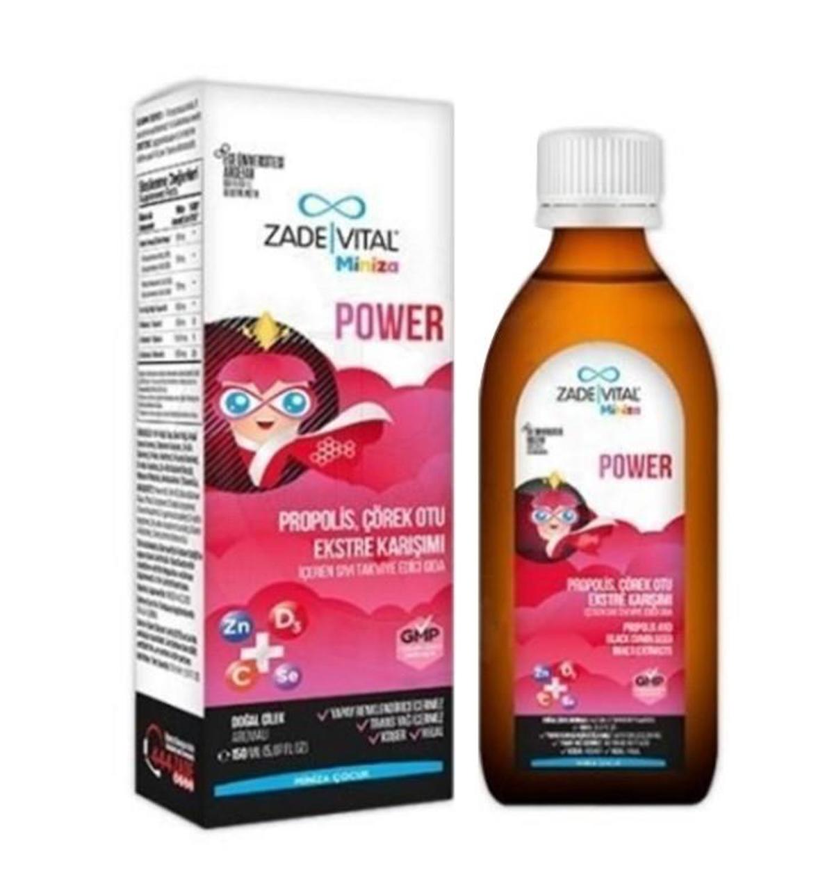 Zade Vital Power Aromalı Çocuk Vitamin 150 ml