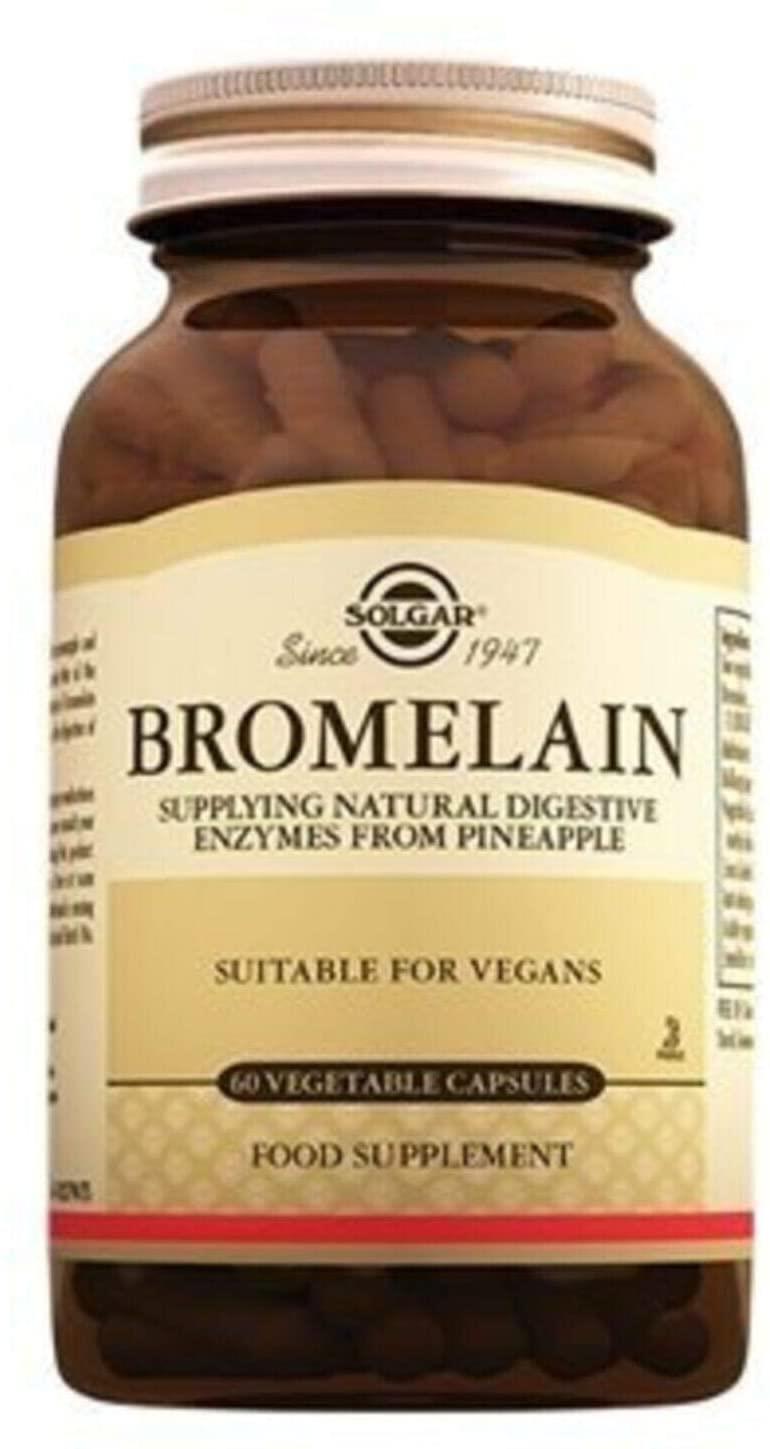 Solgar Bromelain Sade Unisex Vitamin 60 Kapsül