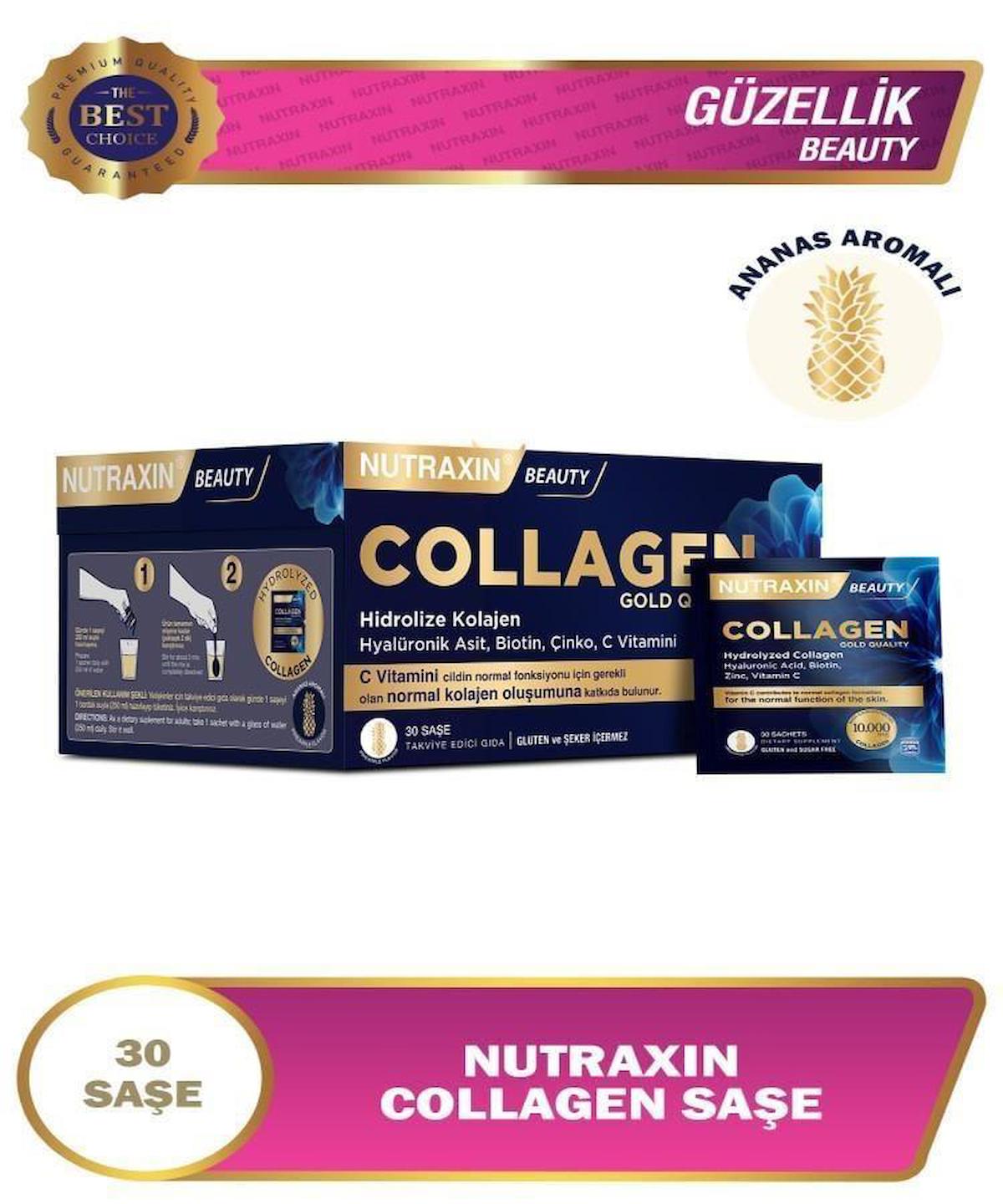 Nutraxin Çinko Toz Kolajen 30 Adet