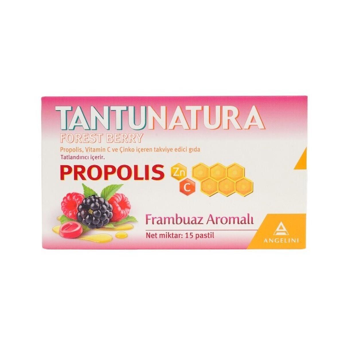 Angel Propolis Frambuazlı Yetişkin Bitkisel Besin Desteği 15 Tablet