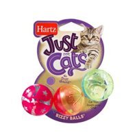 Hartz JFC Bizzy Balls Hareketli Sesli Isırma Yavru-Yetişkin Top Kedi Oyuncağı