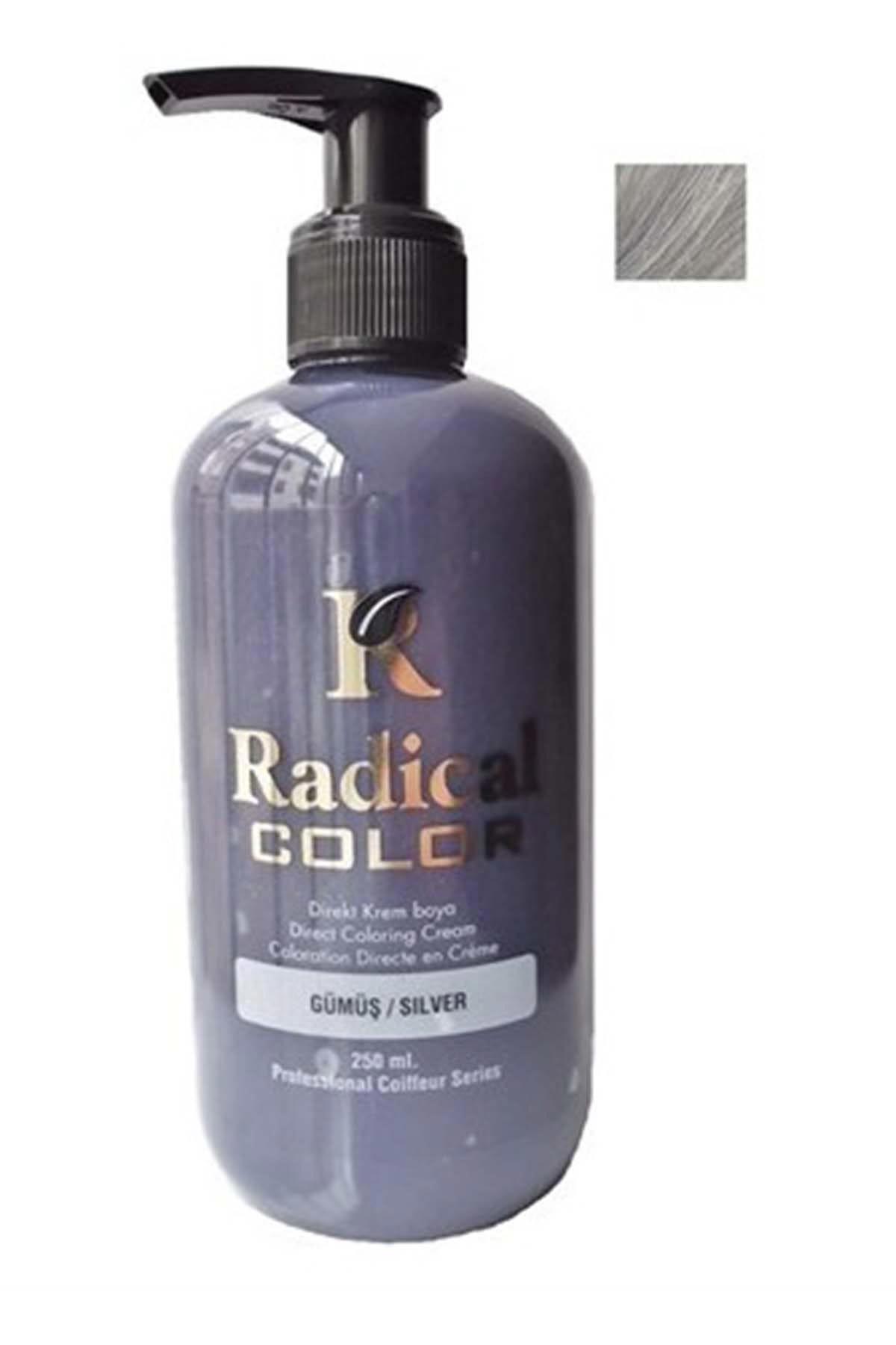 Radical Gümüş Amonyaksız Krem Saç Boyası 3x250 ml