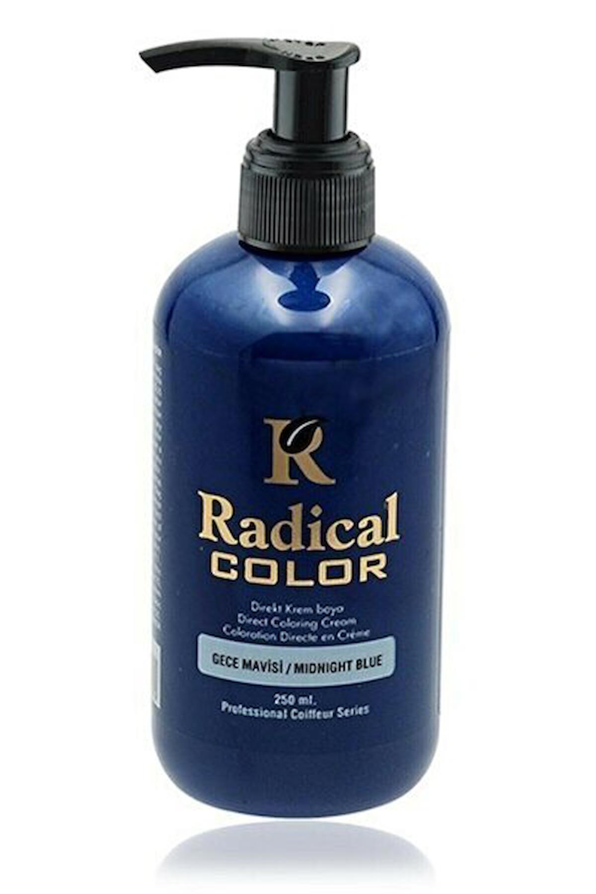 Radical Gece Mavisi Amonyaksız Krem Saç Boyası 250 ml