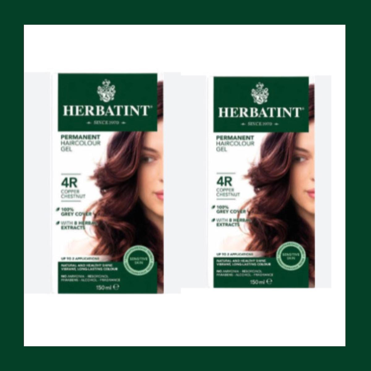 Herbatint 4R Bakır Kahve Krem Saç Boyası 2x150 ml