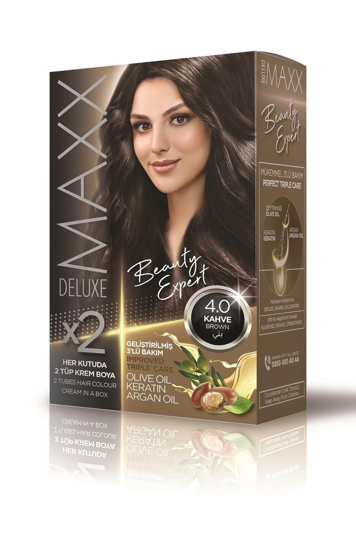 Maxx Deluxe 4.0 Kahve Krem Saç Boyası