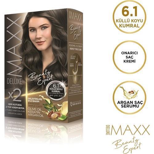 Maxx 6.1 Küllü Koyu Kumral Krem Saç Boyası