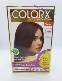 Colorx 5.66 Çilek Kırmızı Krem Saç Boyası 60 ml