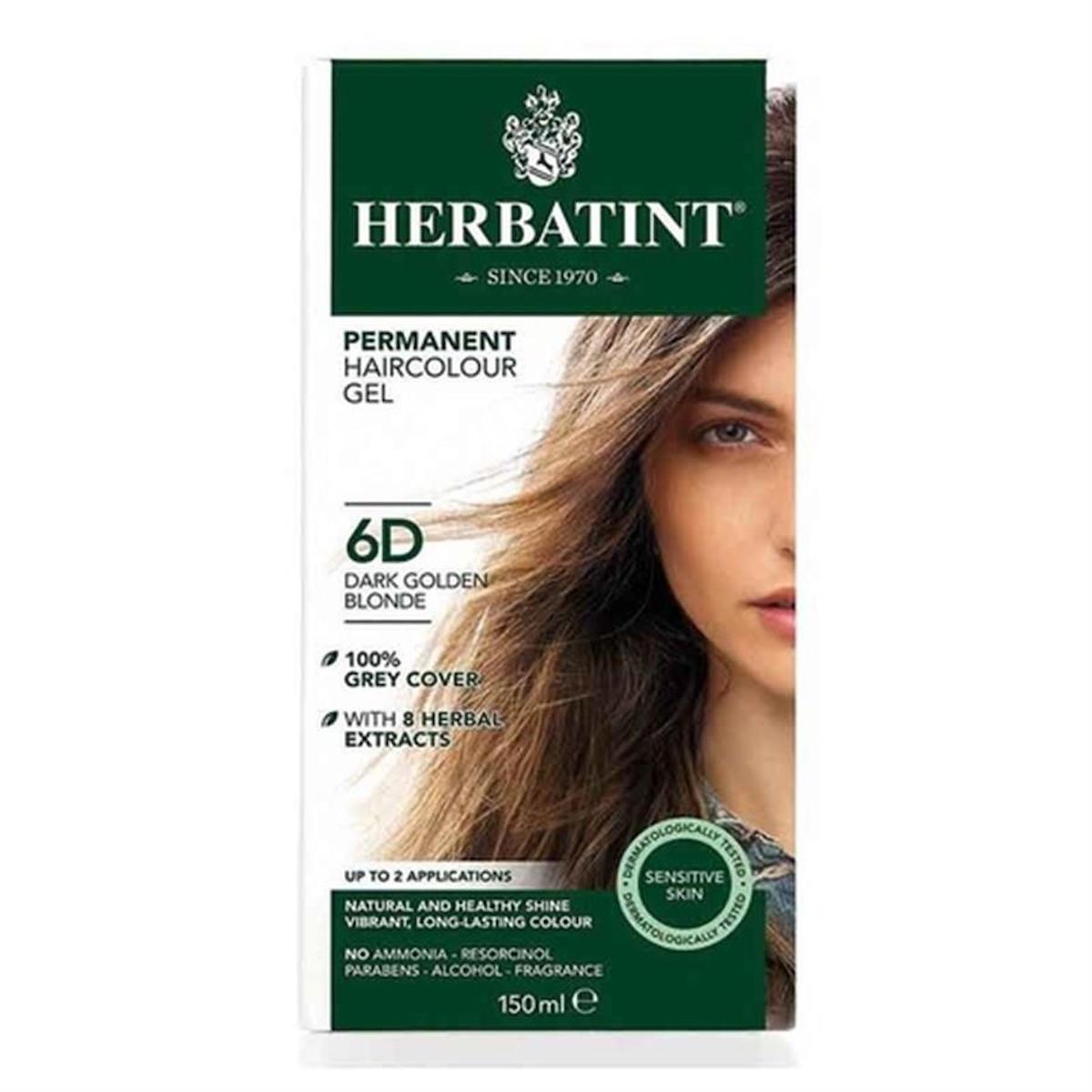 Herbatint 6D Koyu Altın Sarısı Krem Saç Boyası 150 ml