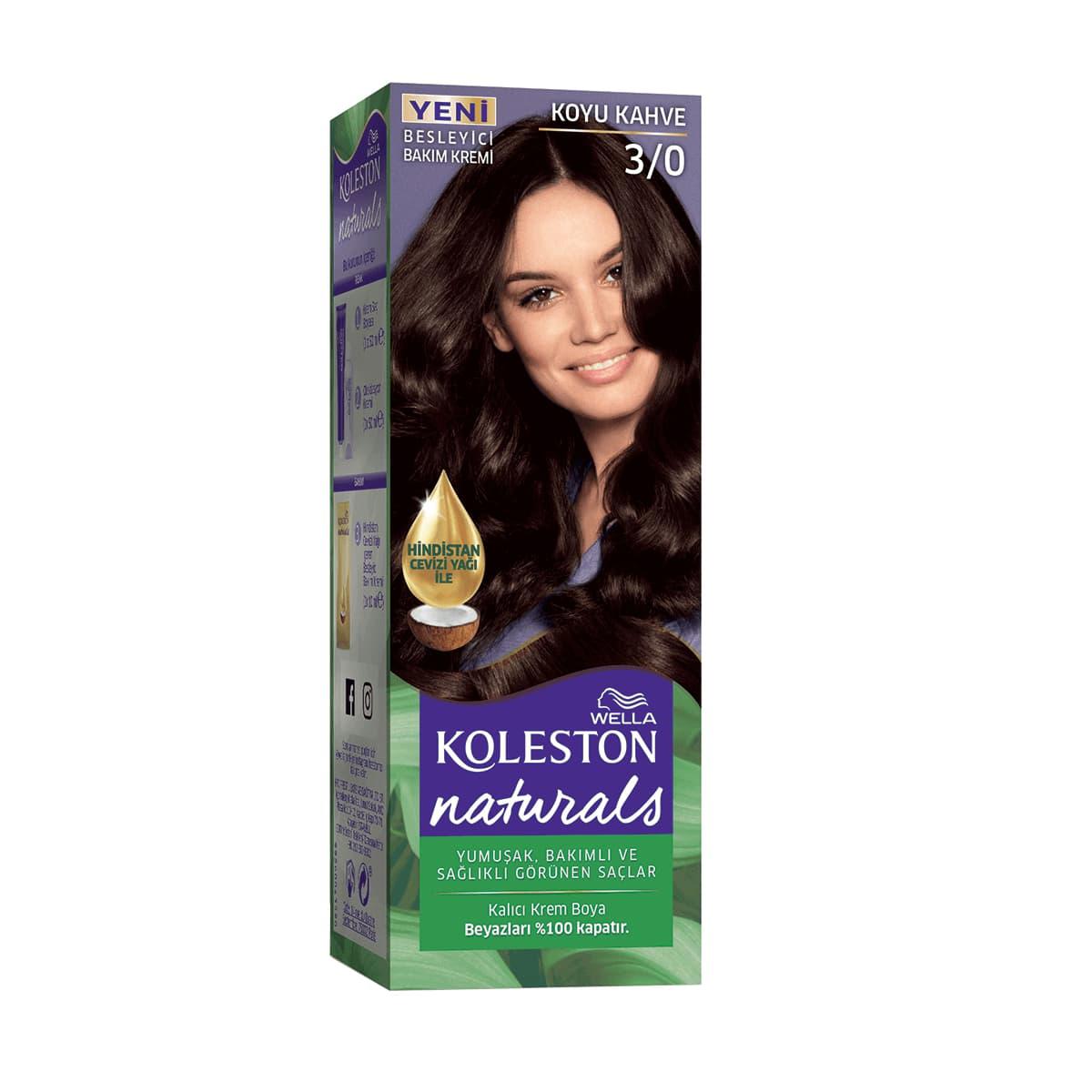 Naturals 3.0 Koyu Kahve Krem Saç Boyası