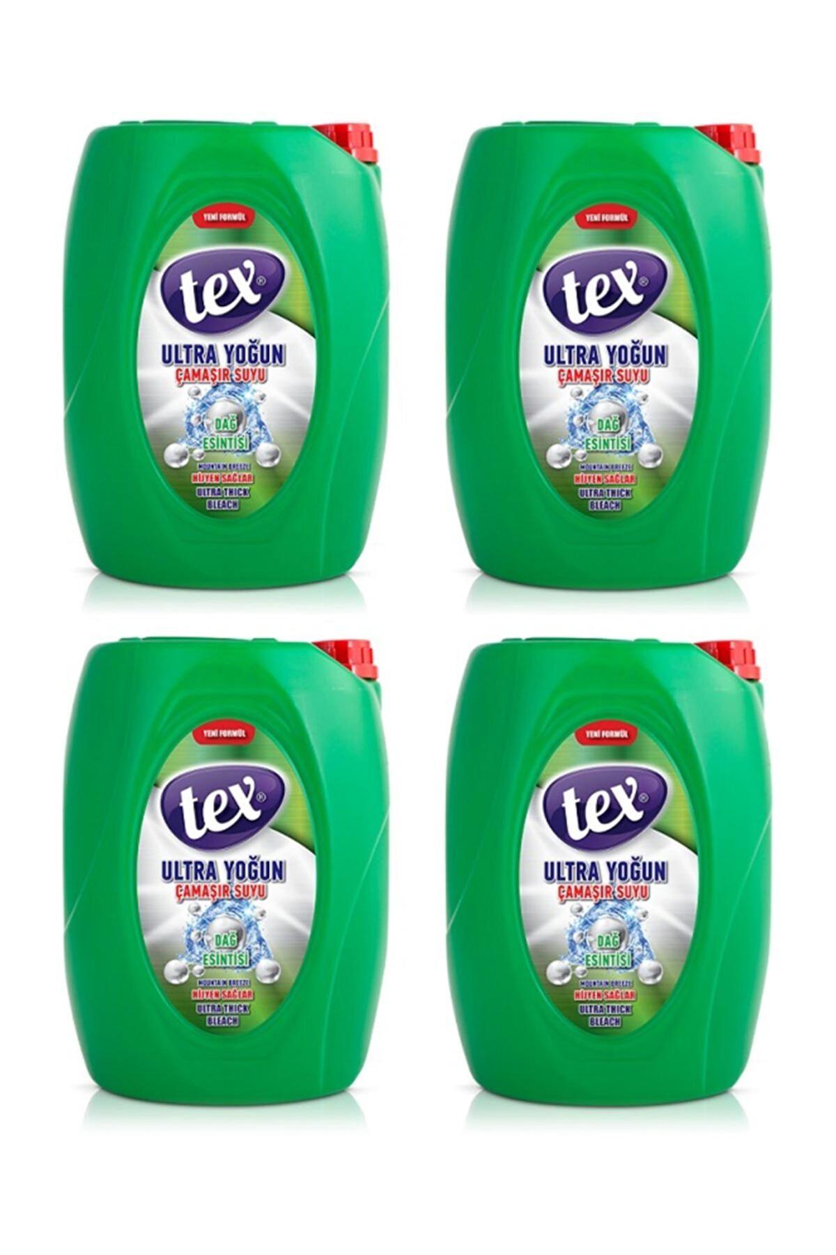 Tex Dağ Esintisi Ultra Yoğun Beyazlar İçin Sıvı Çamaşır Suyu 4x5 lt