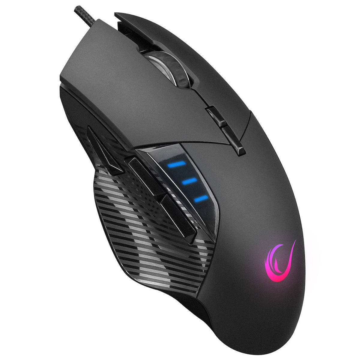 Rampage SMX-R83 RGB Makrolu Kablolu Siyah Gaming Mouse