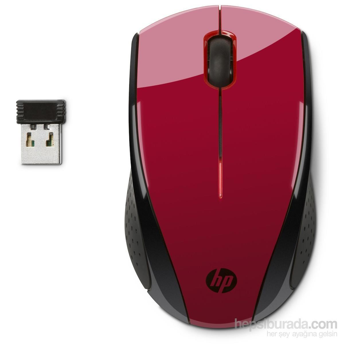 Hp K5D26AA Kablosuz Kırmızı Optik Mouse