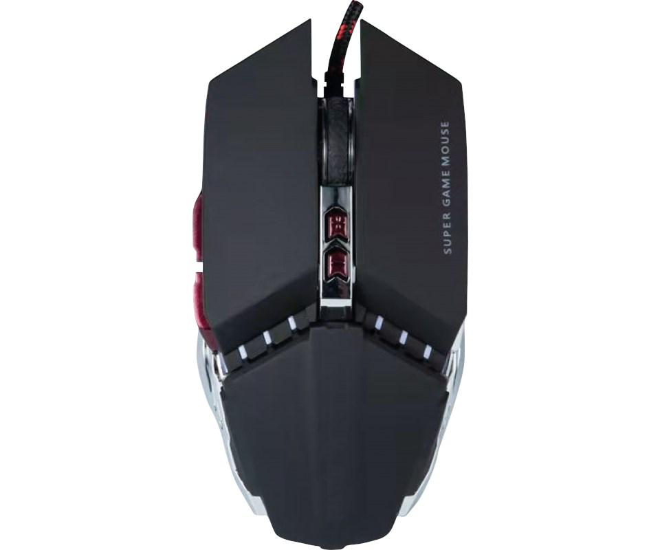 Concord C-24 RGB Makrolu Kablolu Siyah Gaming Mouse