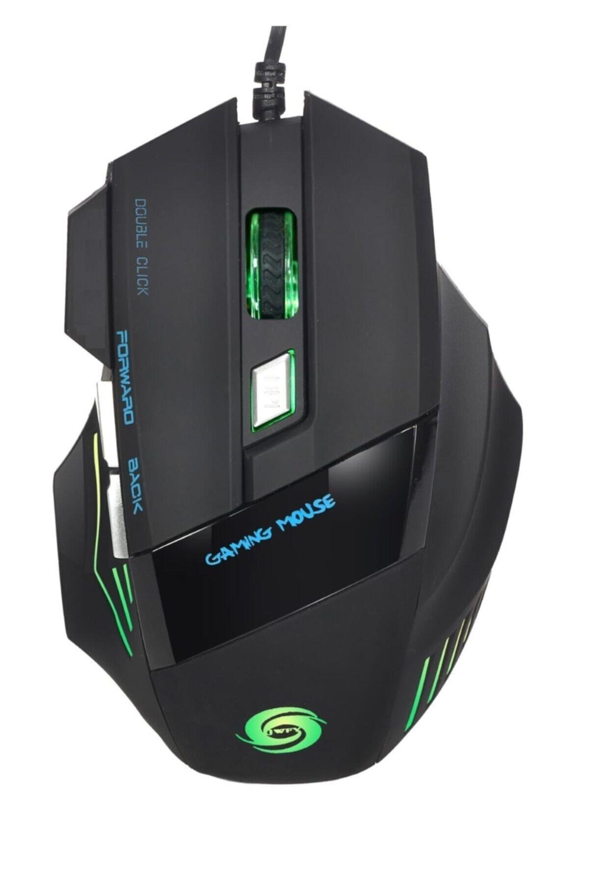 Azemax M6 RGB Makrolu Kablolu Siyah Gaming Mouse