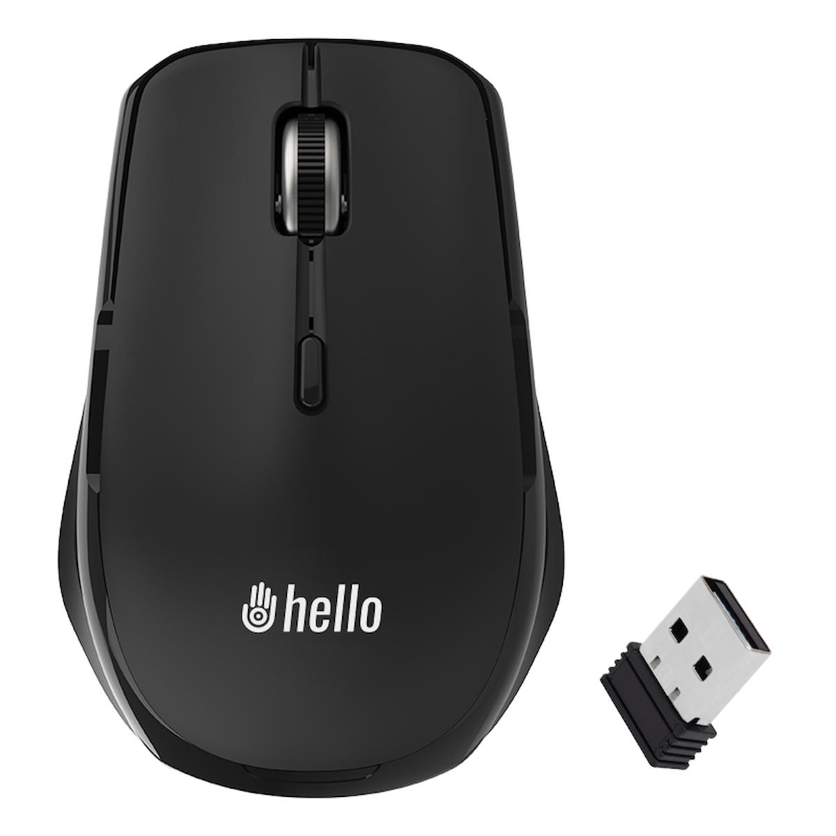 Hello HL-4705 Kablosuz Siyah Optik Mouse