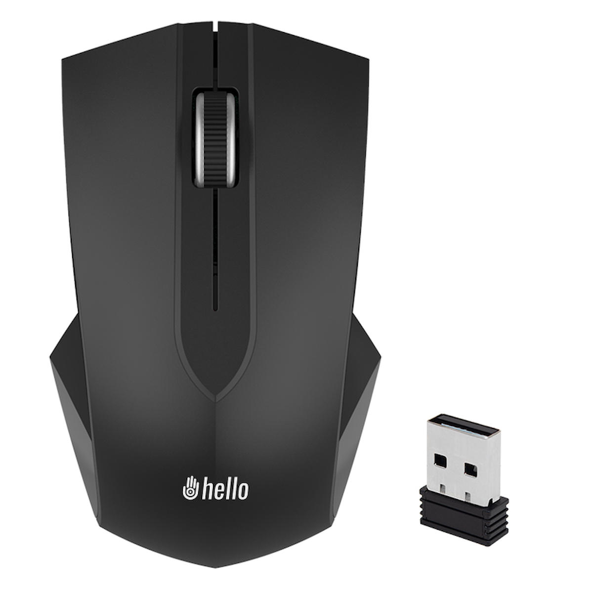 Hello HL-4707 Kablosuz Siyah Optik Mouse