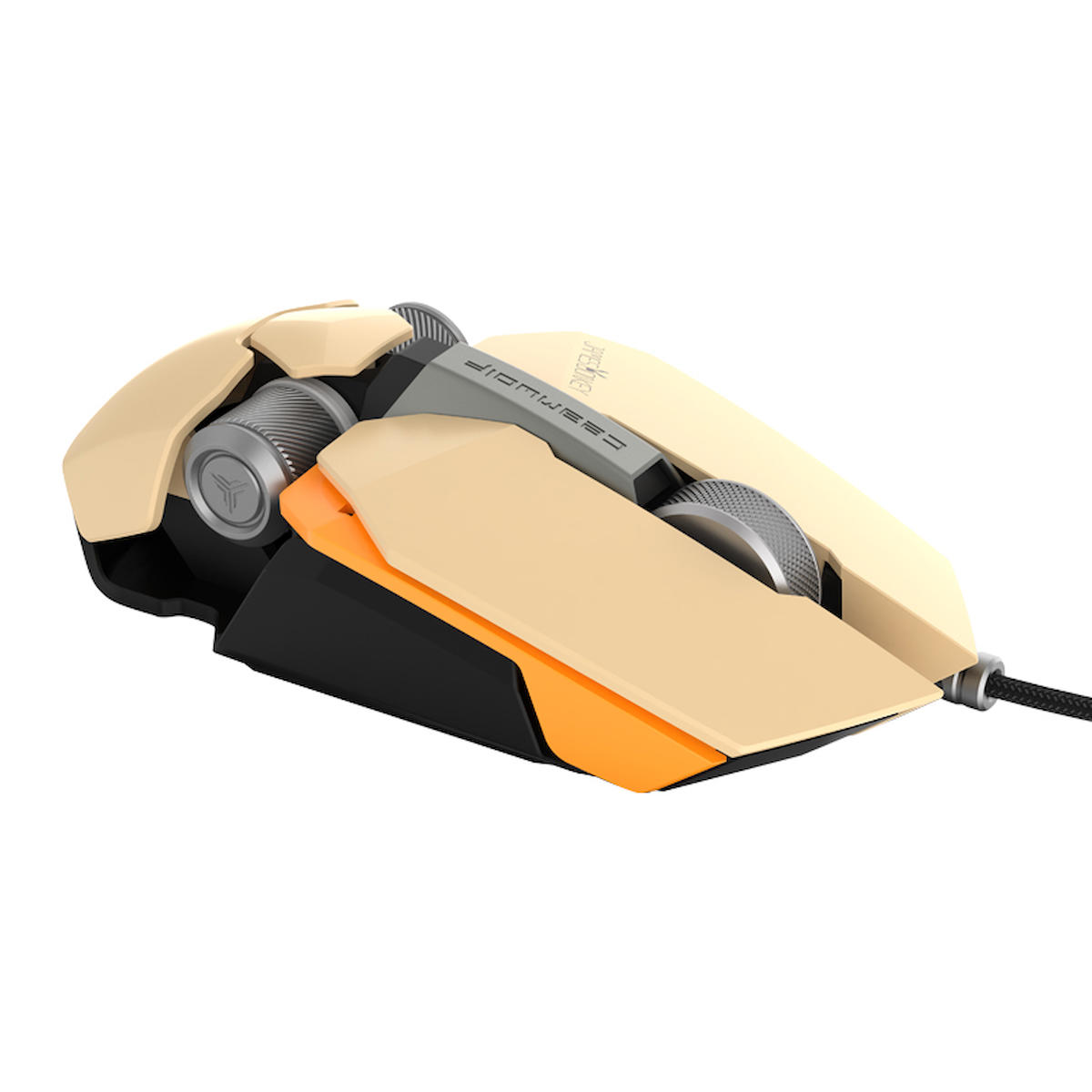 James Donkey 850R RGB Makrolu Kablolu Sarı Optik Mouse