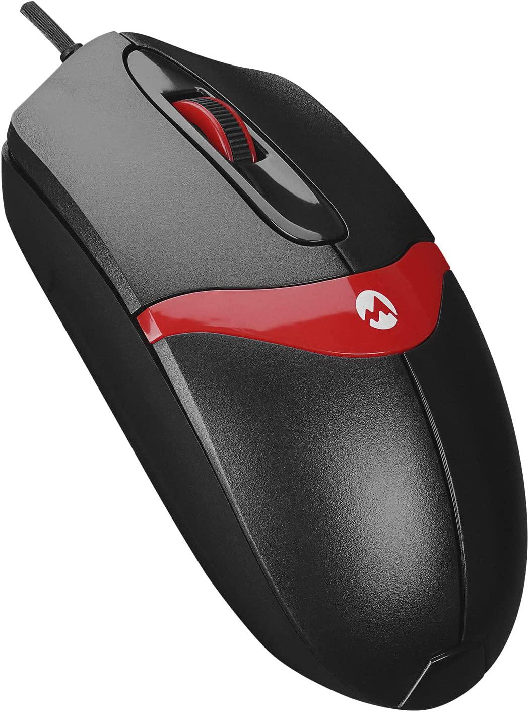 Hector Emprorium SM-220 Ergonomik Kablolu Kırmızı-Siyah Optik Mouse