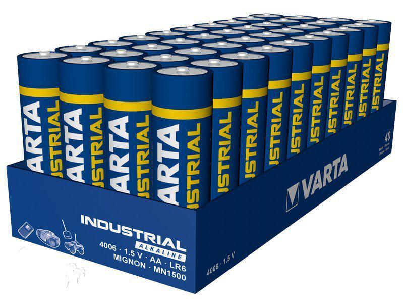 Varta LR6 MIGNON 1.5 V Alkalin AA / Kalem Pil 40'lı