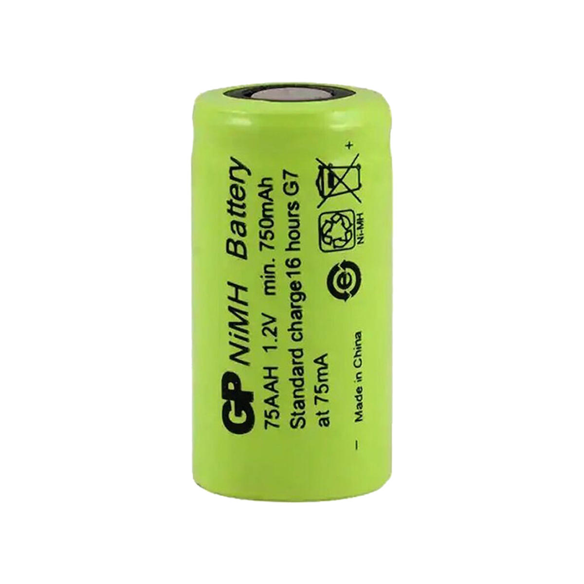 Gp 75AAH 1.2 V 750 mAh Ni-Mh Şarjlı Pil