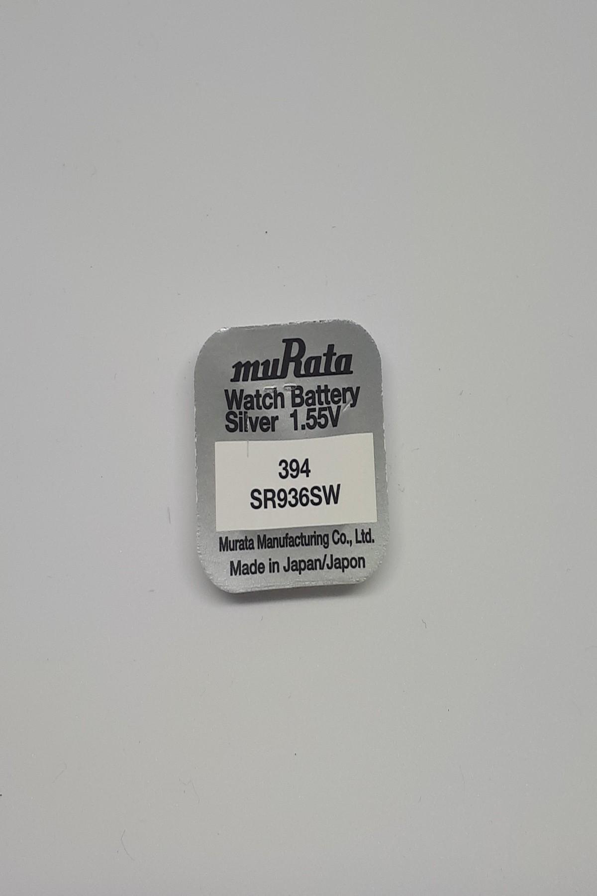 Murata 394SR936SW 1.55 V Düğme Pil