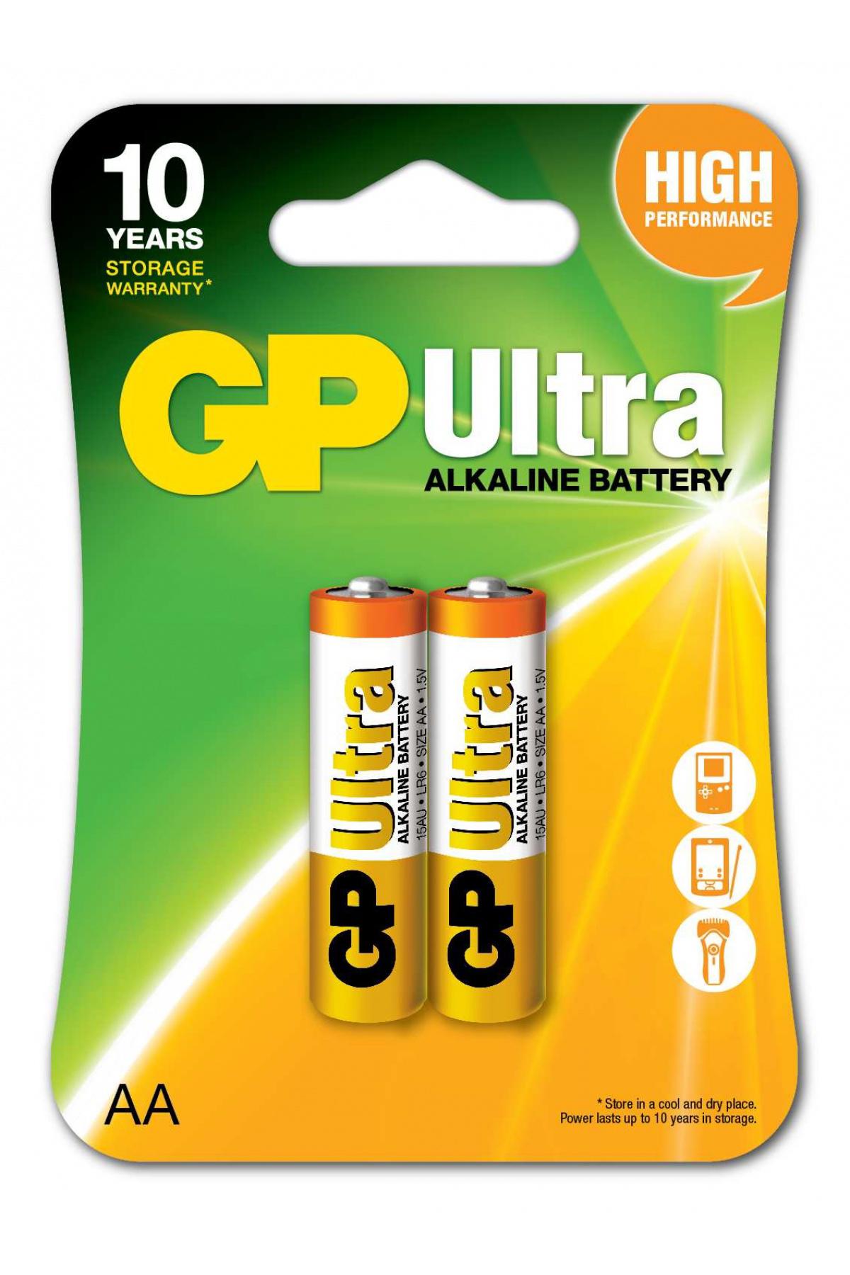 Gp R6GP15AUU2 1.5 V Alkalin AA / Kalem Pil 2'li