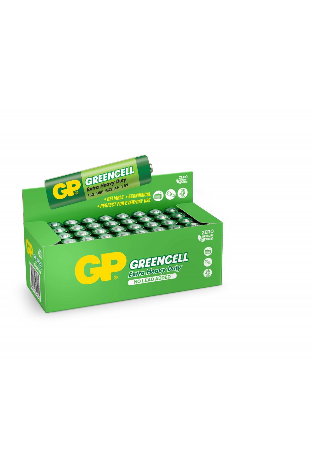 Gp 15GR6P 1.5 V Çinko AA / Kalem Pil 40'lı