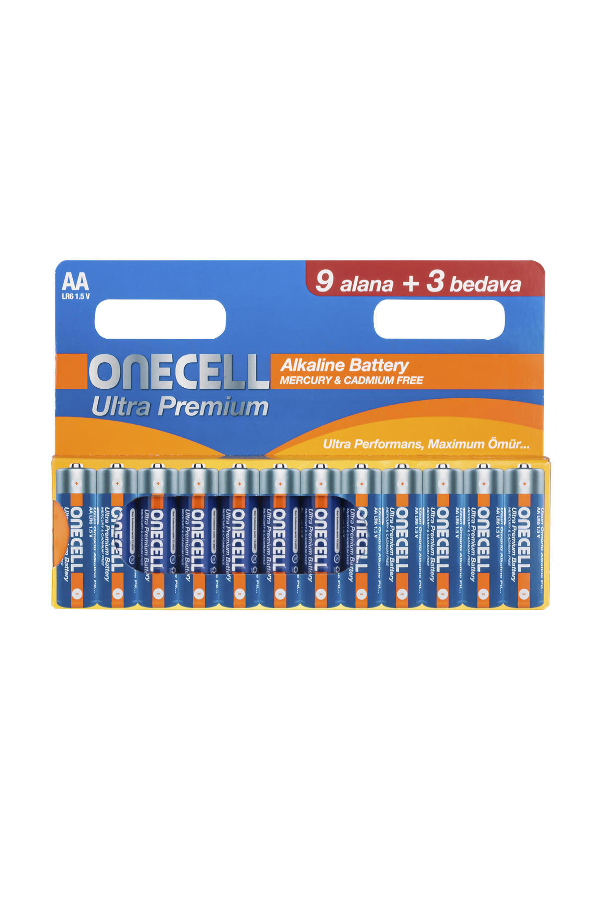 Onecell LR6 1.5 V Alkalin AA / Kalem Pil 12'li