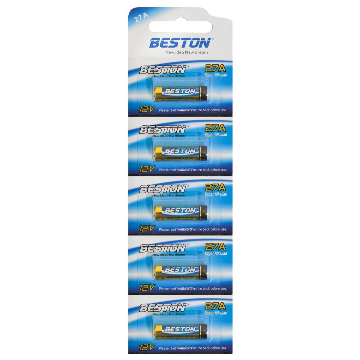 Beston 12 V 27A Pil 5'li