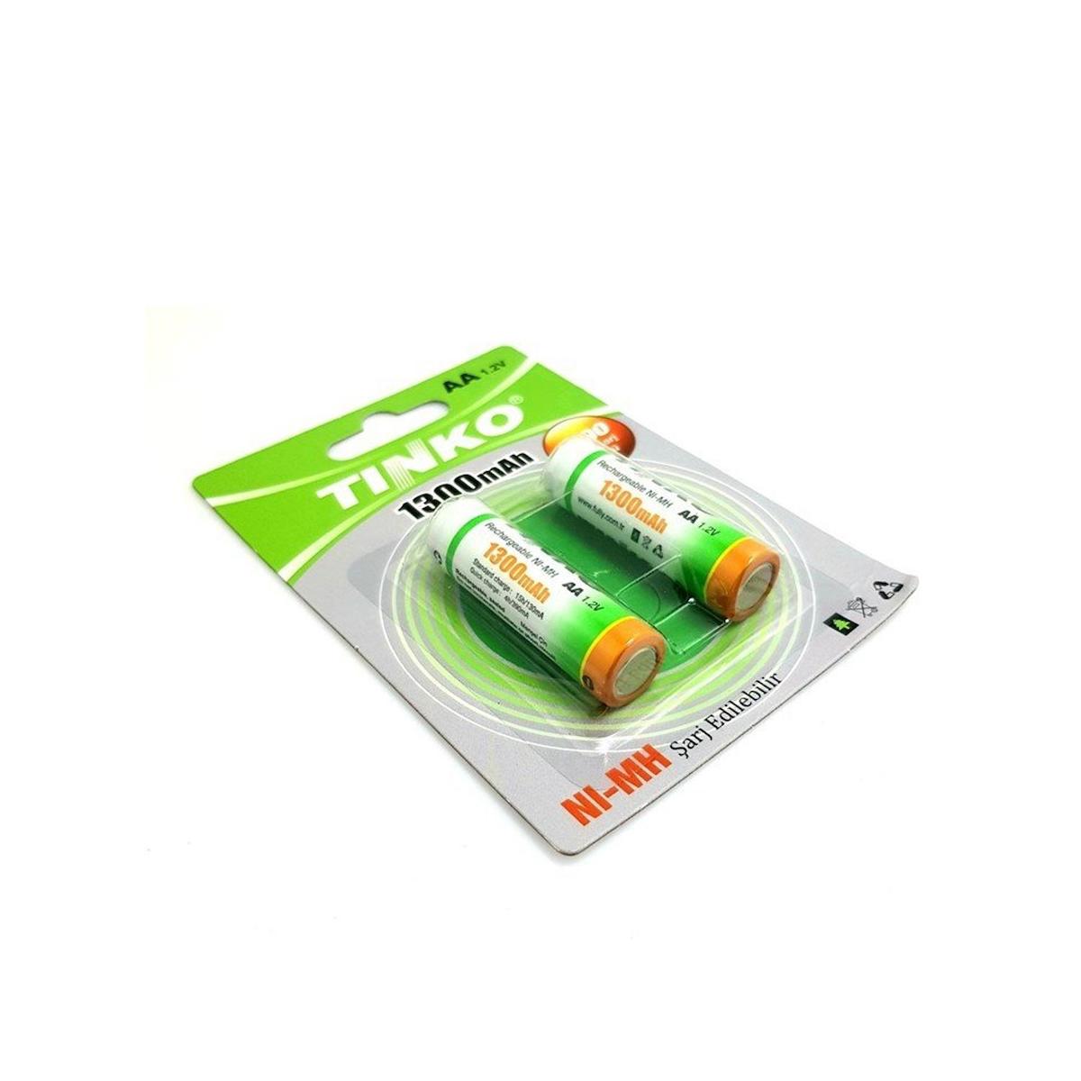 Gp 1.2 V 1300 mAh Ni-Mh AA / Kalem Şarjlı Pil 2'li