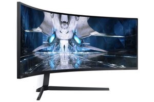 Samsung Odyssey Neo G9LS49AG950NUXUF 240 Hz 1 ms 48.8 inç UW-DQHD Kavisli Ekran VA HDMI Freesync G-Sync 5120 x 1440 px LED Oyuncu Monitör