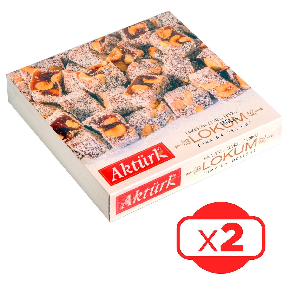 Aktürk Hindistan Cevizli Fındıklı Lokum 300 gr