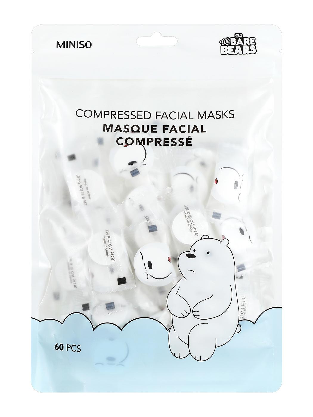 Miniso Compressed Facials Kağıt Yüz Maskesi 40 Adet